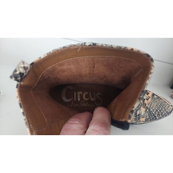 Circus NY by Sam Edelman Women's Snake Print Western Ankle Bootie/NWOB, Size 6M - Picture 11 of 12